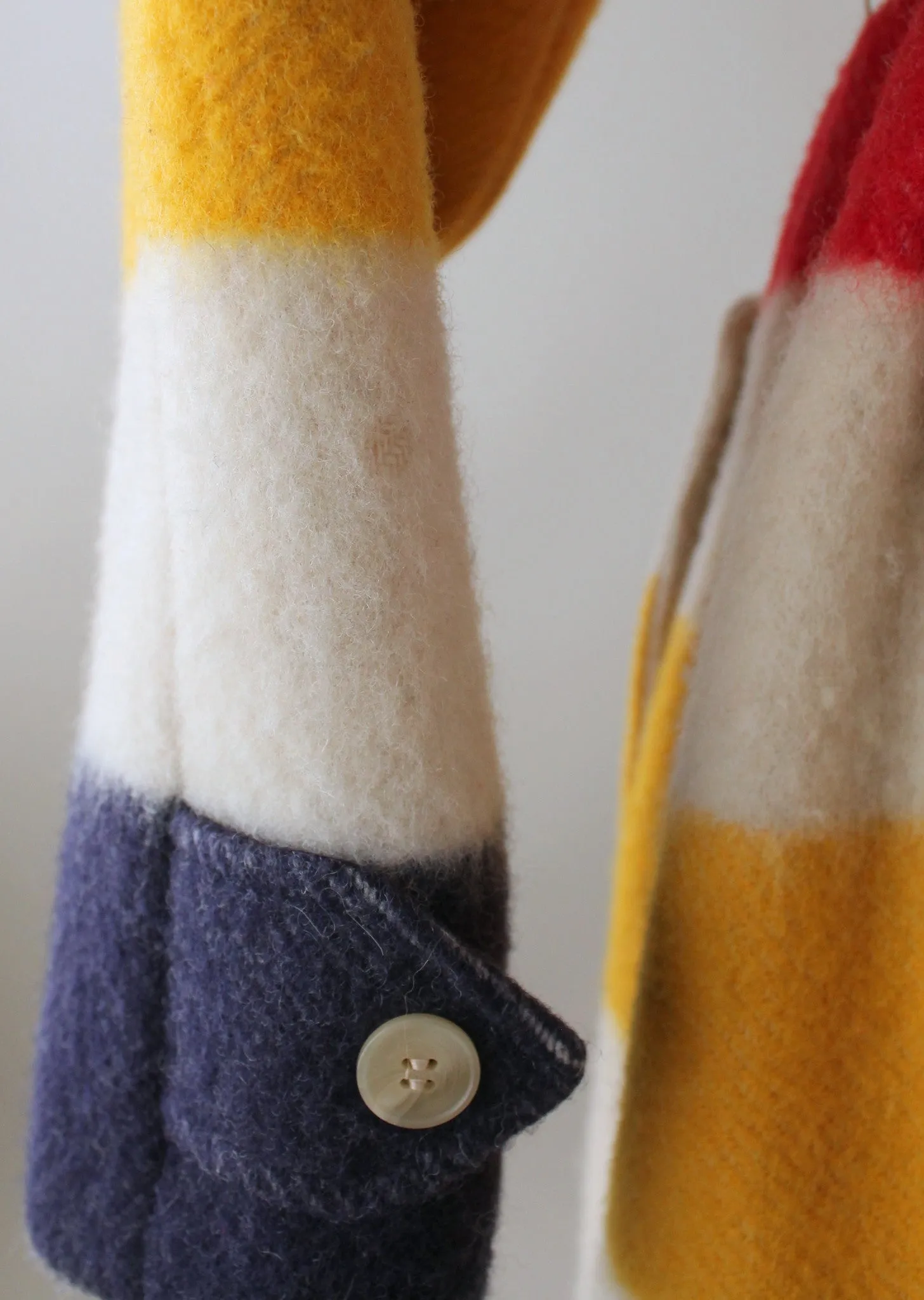 Vintage 1970s Hudson Bay Three Point Blanket Coat