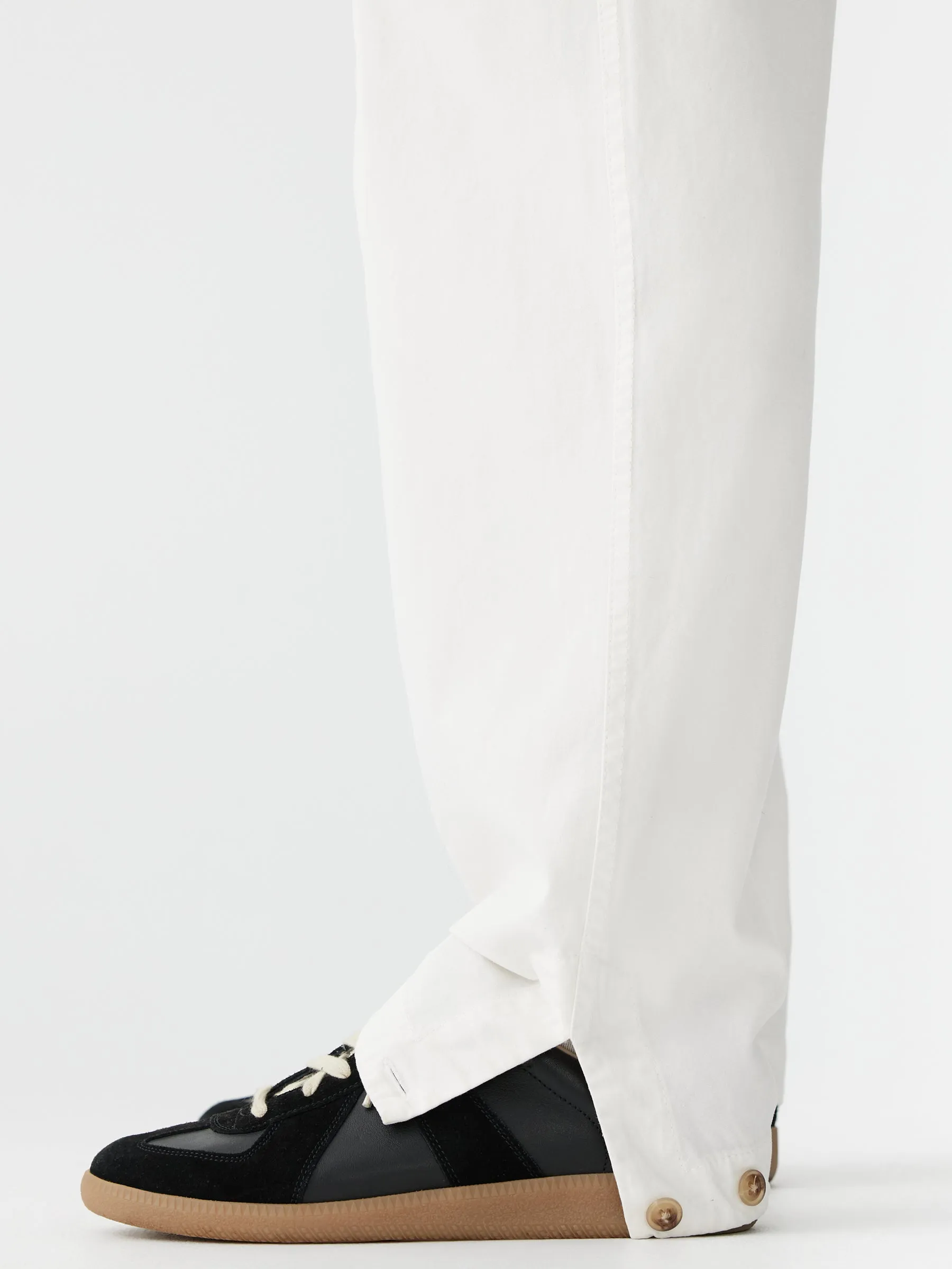 voluminous cotton canvas pant