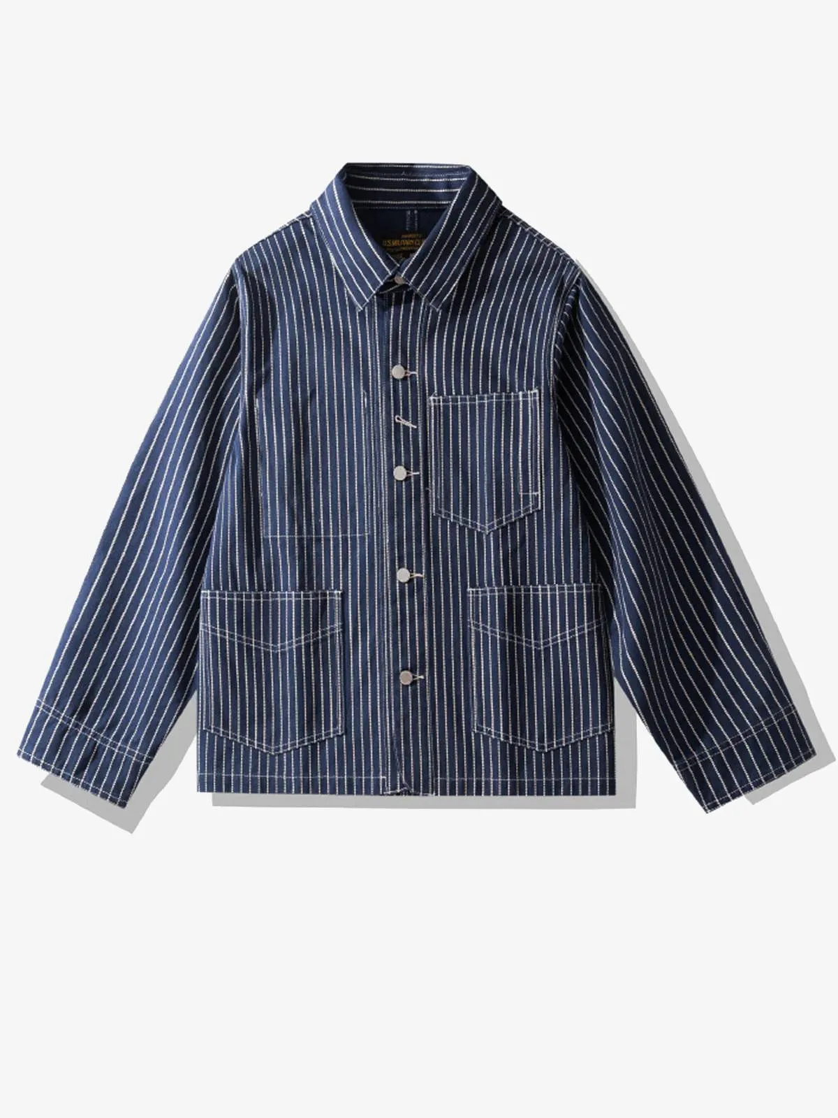 Wabash Stripe Denim Work Jacket