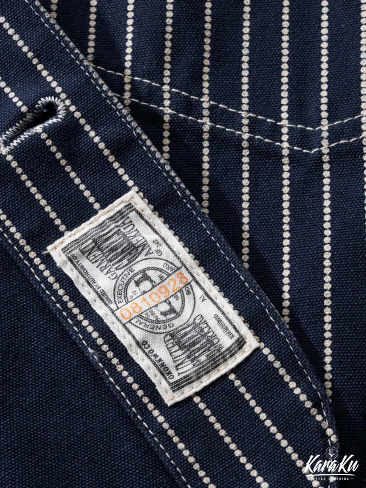 Wabash Stripe Denim Work Jacket