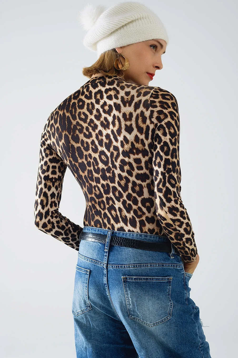 Wild Instincts Leopard Bodysuit