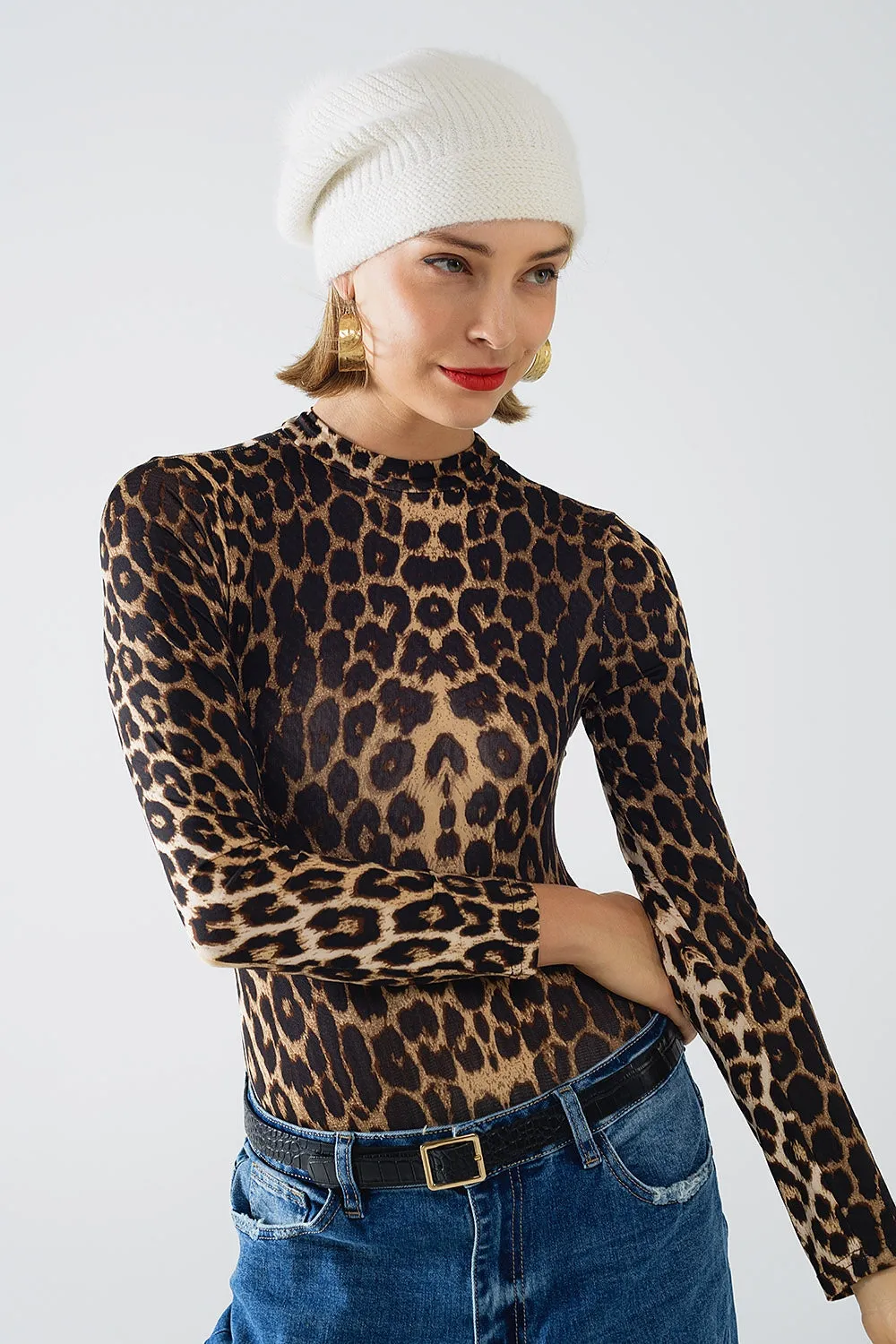 Wild Instincts Leopard Bodysuit