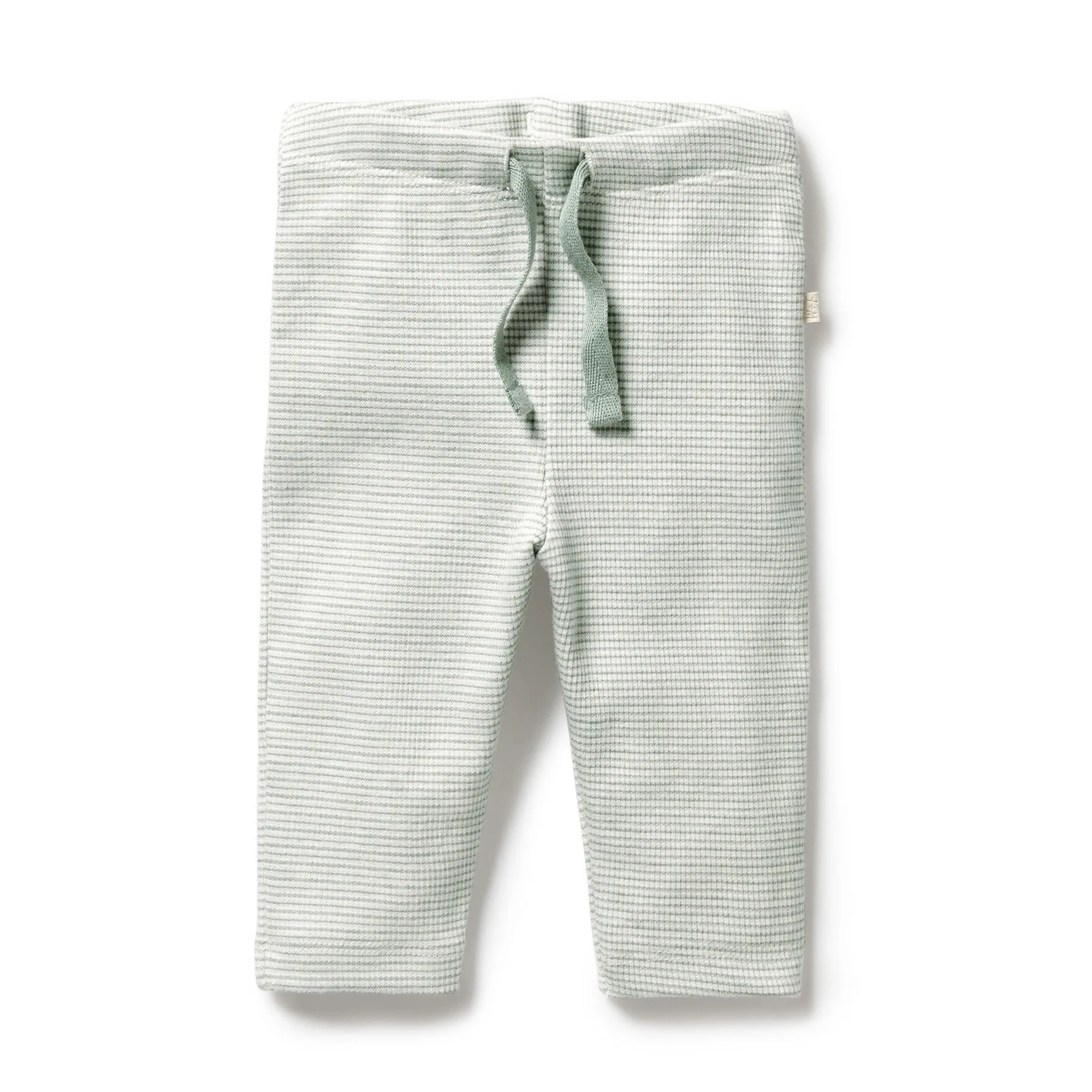 Wilson   Frenchy Organic Stripe Rib Legging - Fern