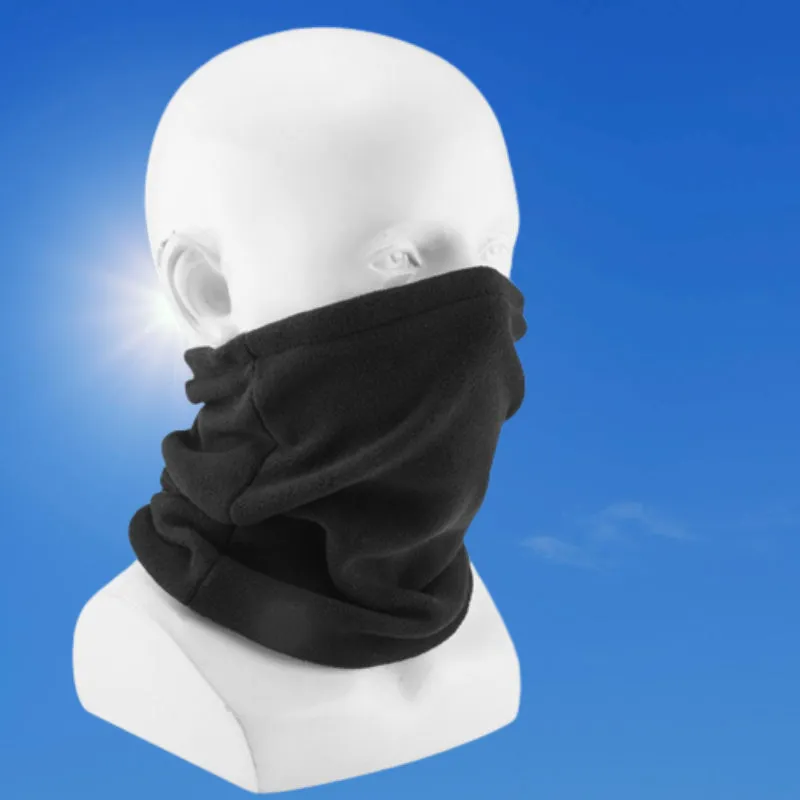 Winter Warmth Polar Fleece Mask Scarf - Windproof, Coldproof, Breathable, Multifunctional Neck and Face Cover for Cycling, Skiing, and Outdoor Sports - Soft, Lightweight, and Comfortable Accessory for Men and Women