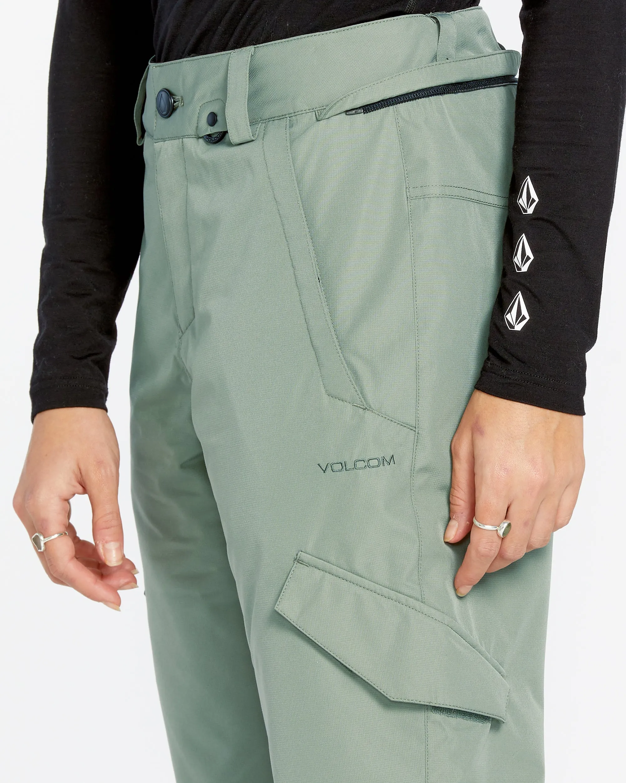 Womens Bridger Insulated Pants - Lichen Green