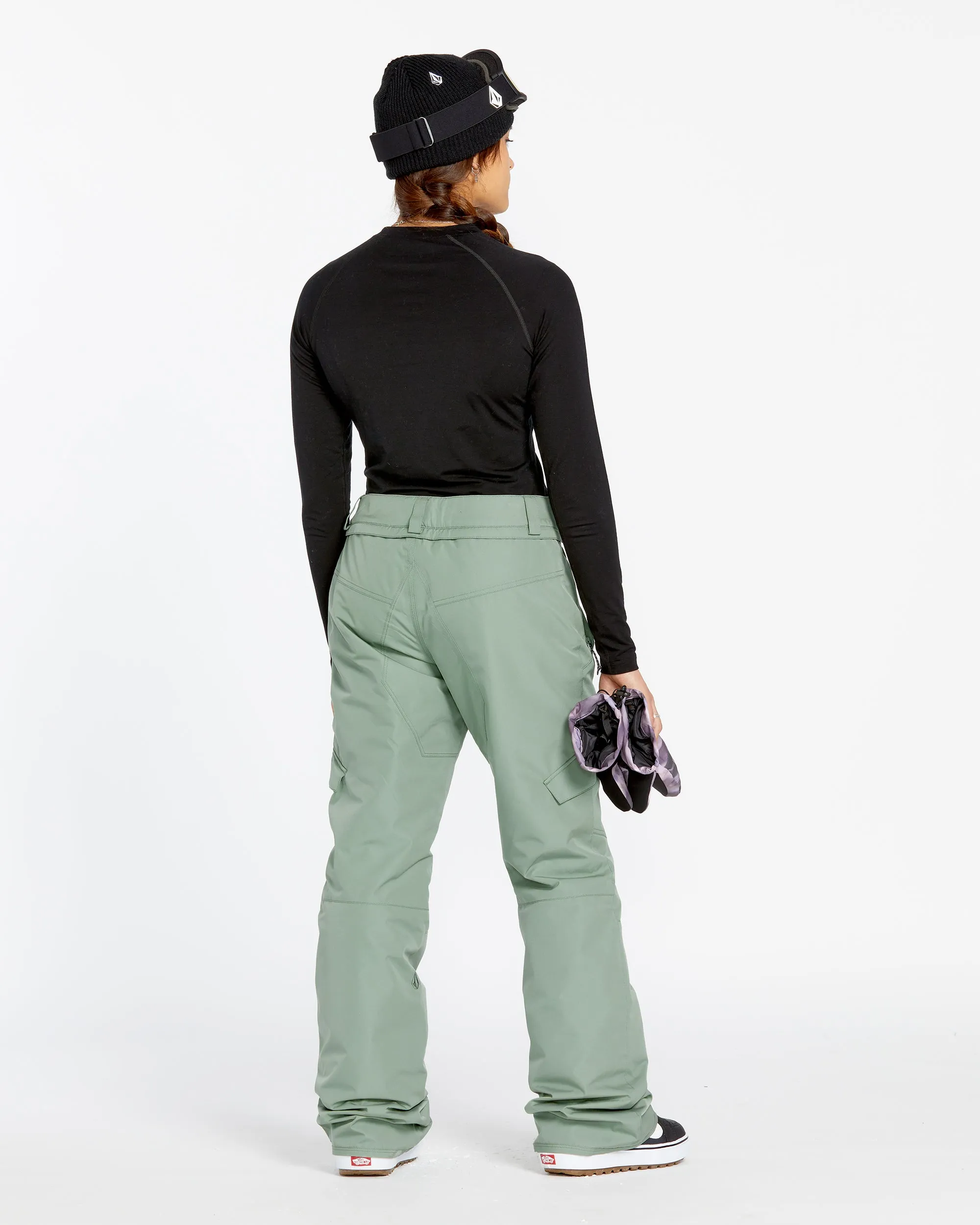 Womens Bridger Insulated Pants - Lichen Green