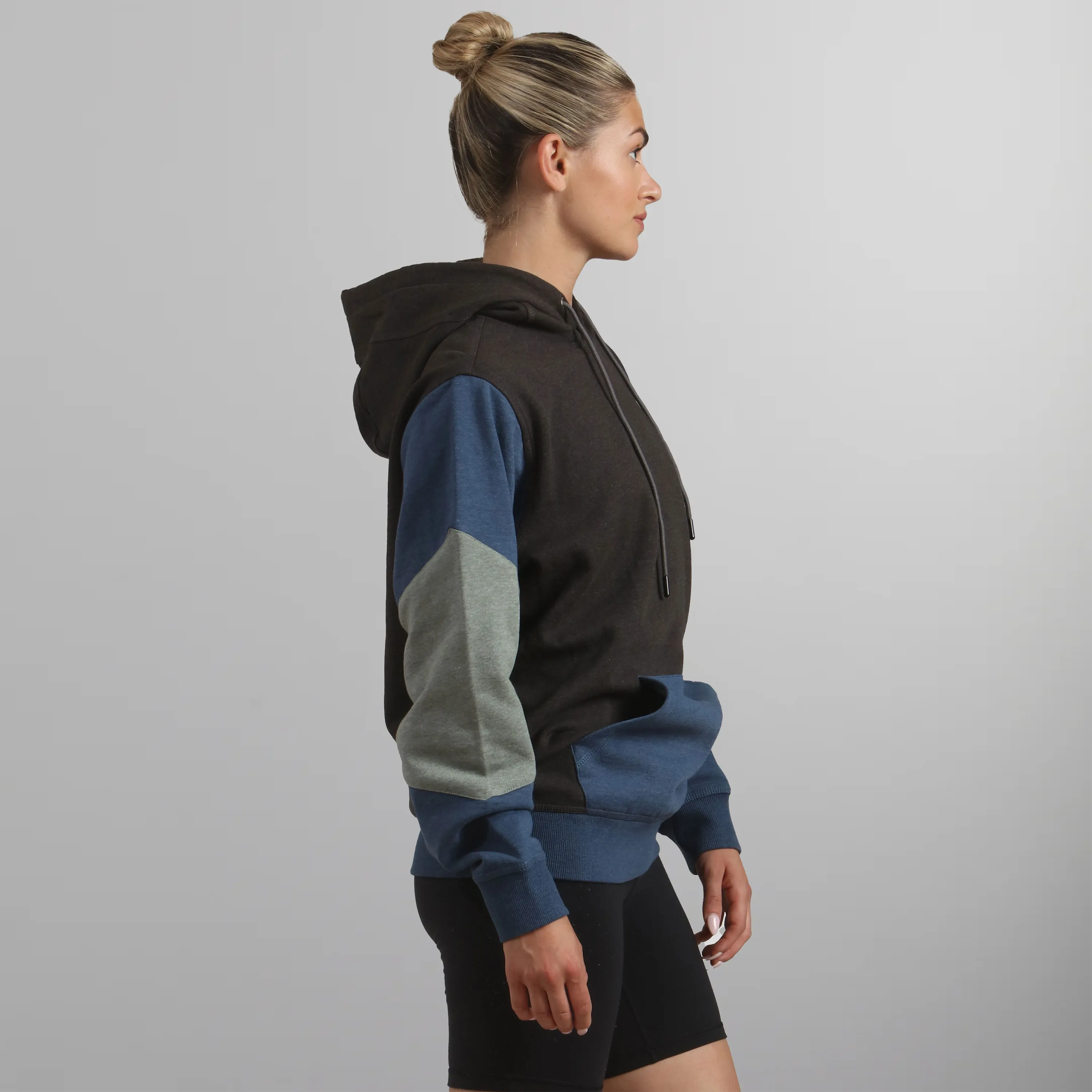 Women's Drew Colorblock Oversized  Hooded Sweatshirt