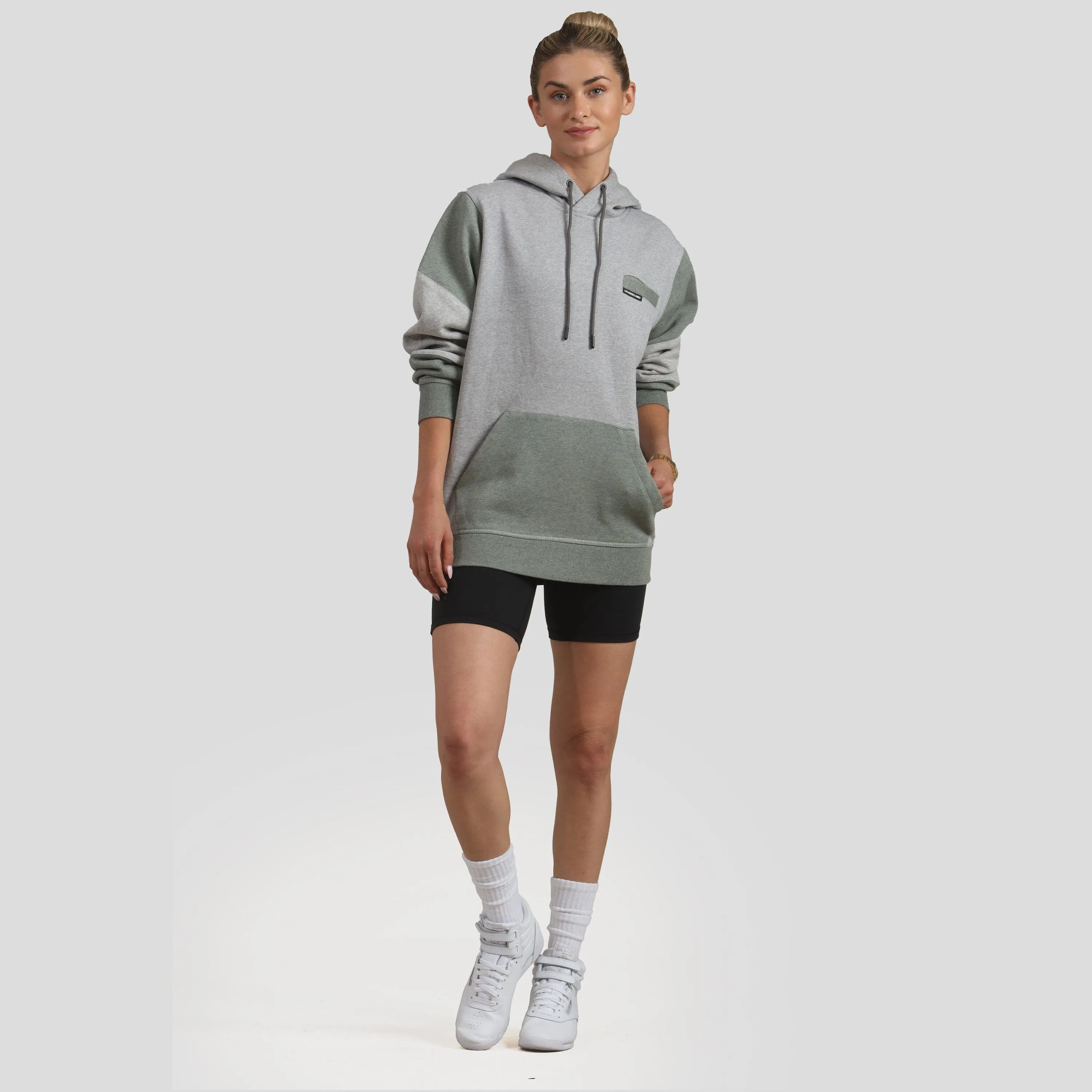 Women's Drew Colorblock Oversized  Hooded Sweatshirt