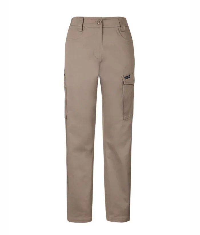 Womens Essential Basic Stretch Cargo Pant