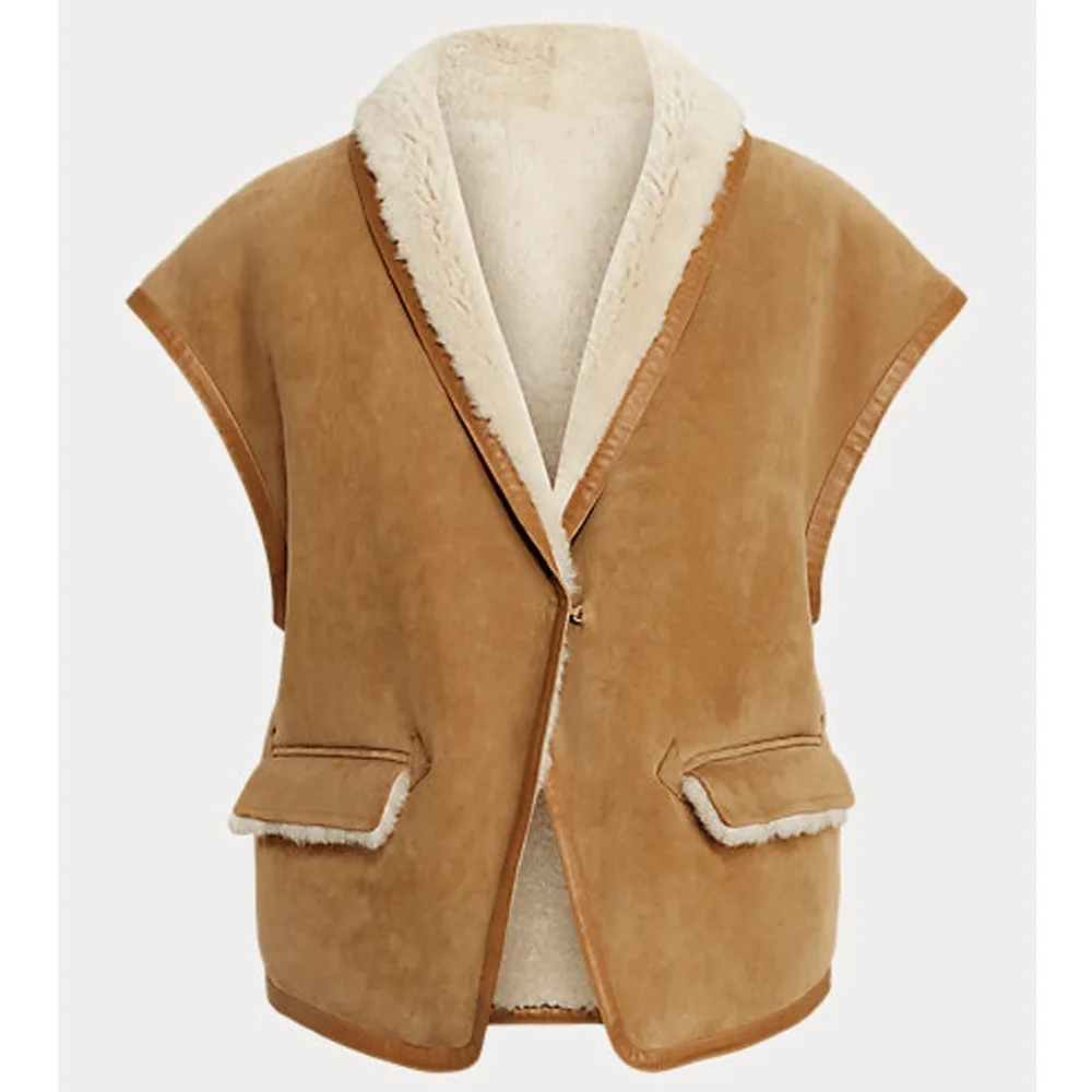 Women’s Sheepskin Shearling Vest