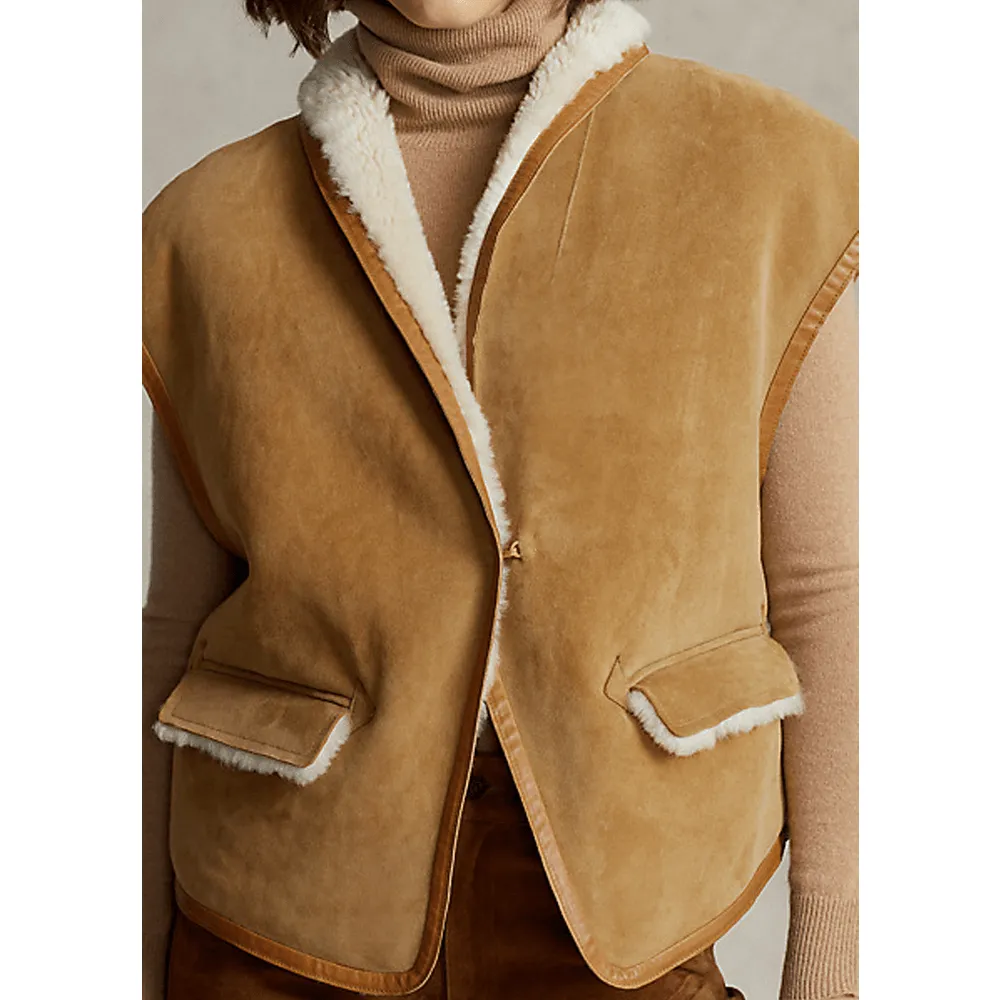 Women’s Sheepskin Shearling Vest