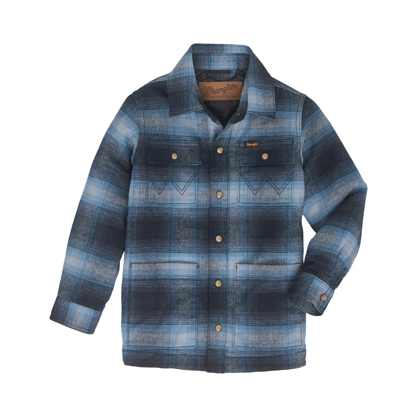 Wrangler Boys Flannel Shirt Jacket