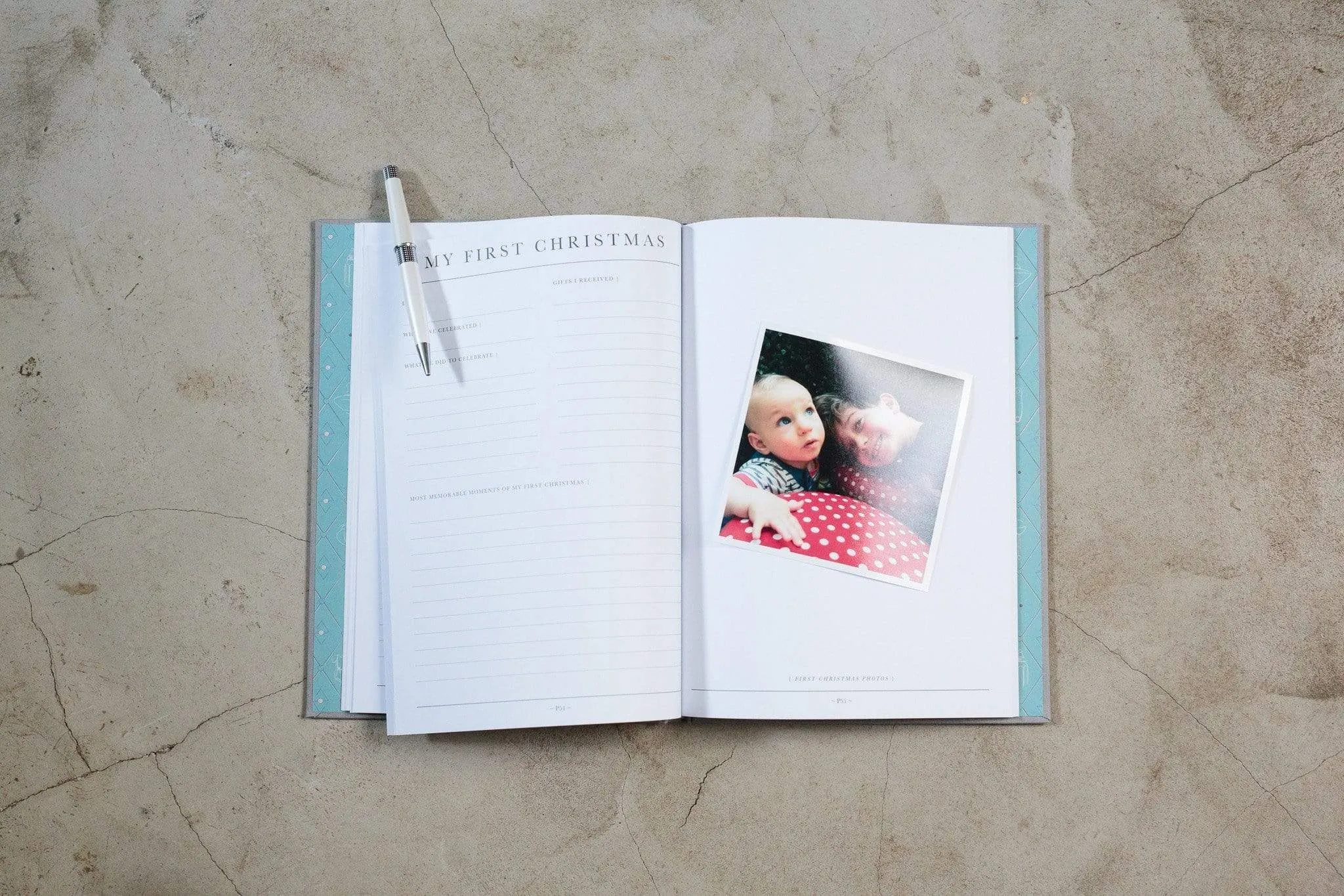 Write to Me Baby Journal -Birth to Five Years- Grey